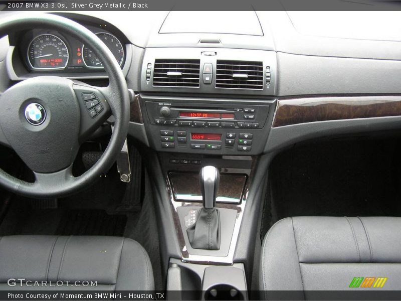 Silver Grey Metallic / Black 2007 BMW X3 3.0si