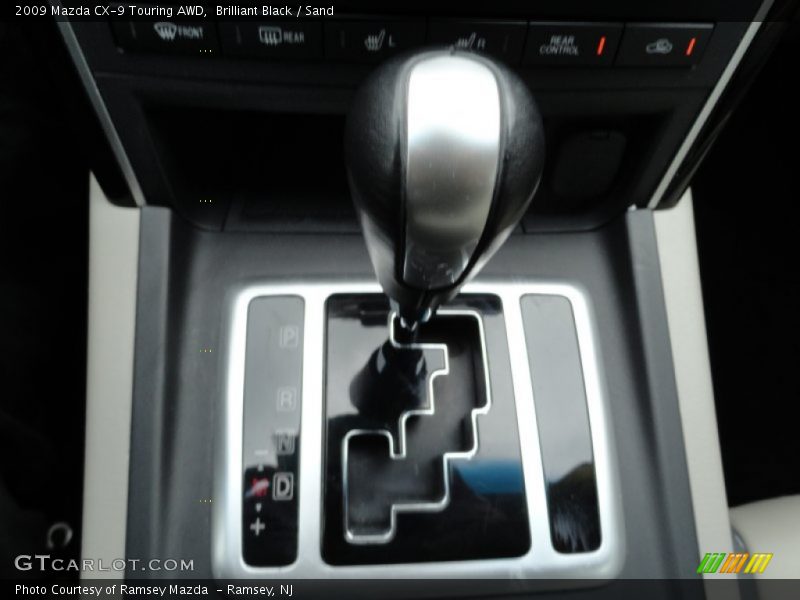 Brilliant Black / Sand 2009 Mazda CX-9 Touring AWD