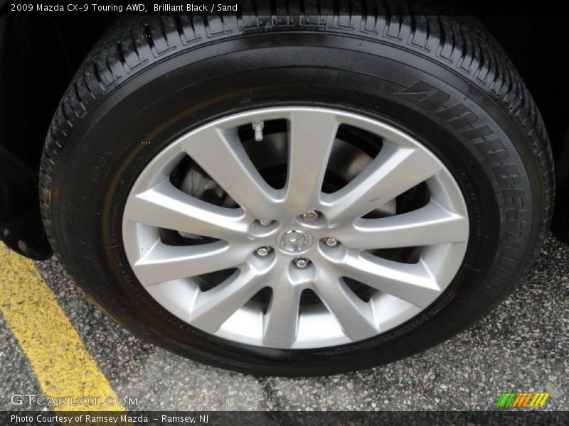 Brilliant Black / Sand 2009 Mazda CX-9 Touring AWD