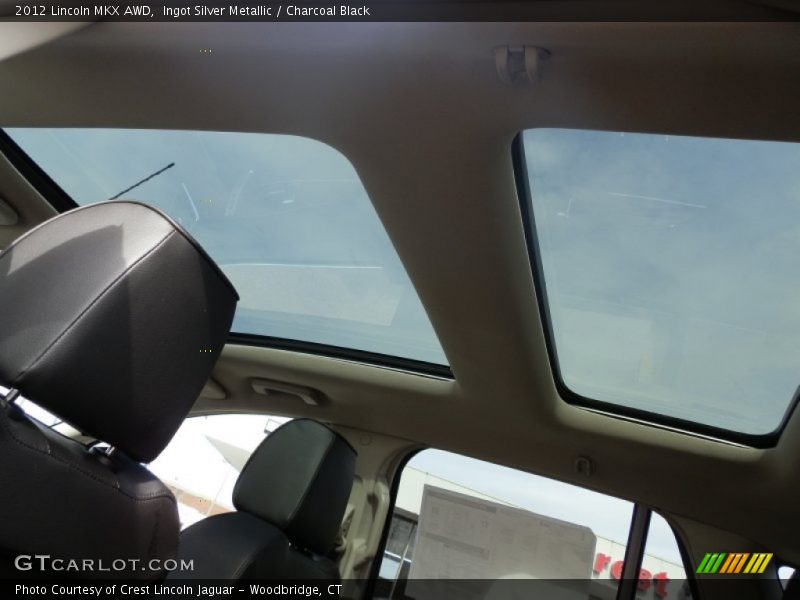 Ingot Silver Metallic / Charcoal Black 2012 Lincoln MKX AWD