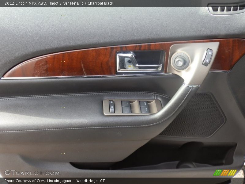 Ingot Silver Metallic / Charcoal Black 2012 Lincoln MKX AWD