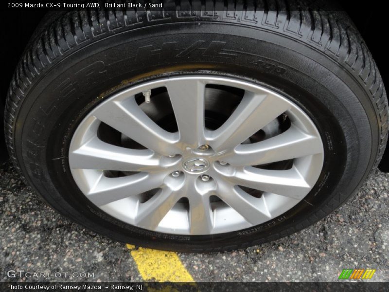 Brilliant Black / Sand 2009 Mazda CX-9 Touring AWD