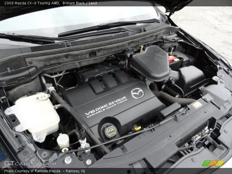 Brilliant Black / Sand 2009 Mazda CX-9 Touring AWD
