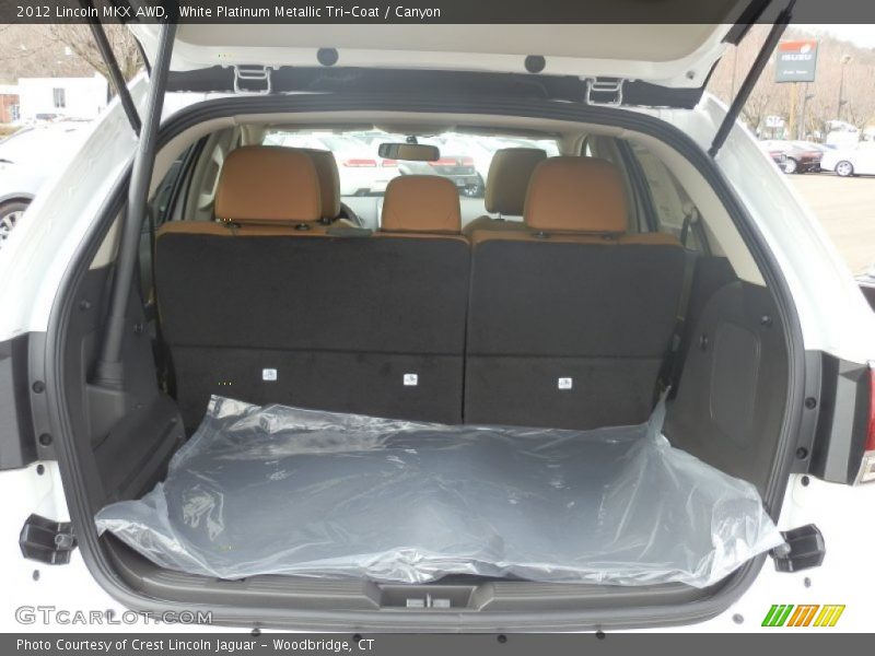 White Platinum Metallic Tri-Coat / Canyon 2012 Lincoln MKX AWD