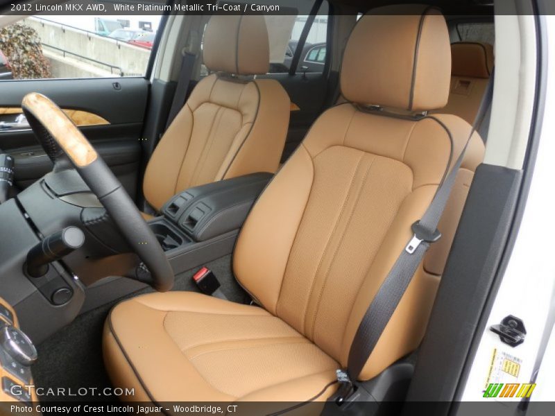 White Platinum Metallic Tri-Coat / Canyon 2012 Lincoln MKX AWD
