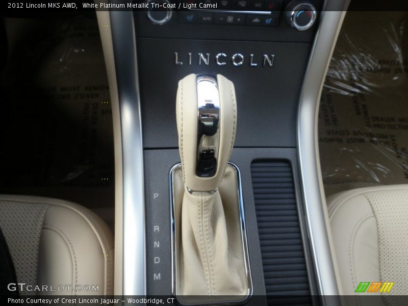 White Platinum Metallic Tri-Coat / Light Camel 2012 Lincoln MKS AWD