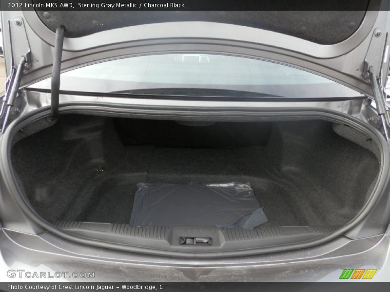 Sterling Gray Metallic / Charcoal Black 2012 Lincoln MKS AWD