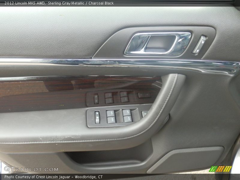 Sterling Gray Metallic / Charcoal Black 2012 Lincoln MKS AWD