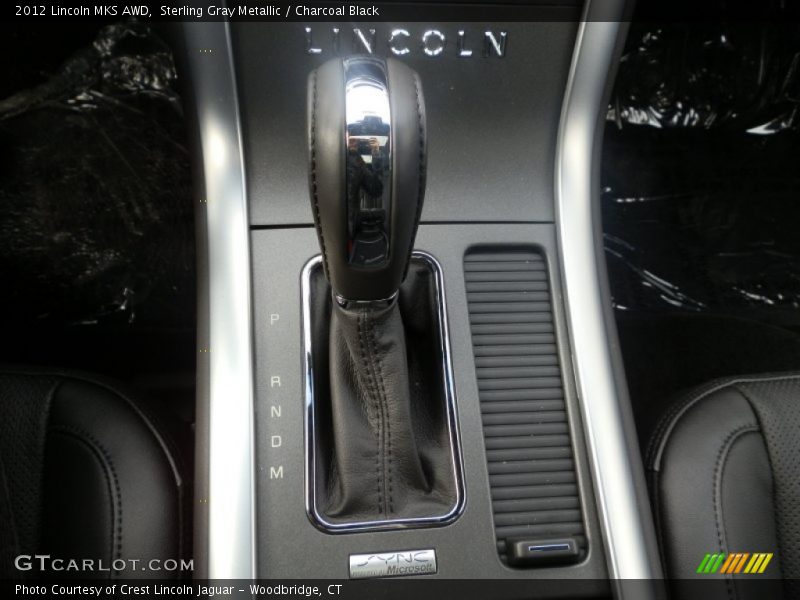 Sterling Gray Metallic / Charcoal Black 2012 Lincoln MKS AWD