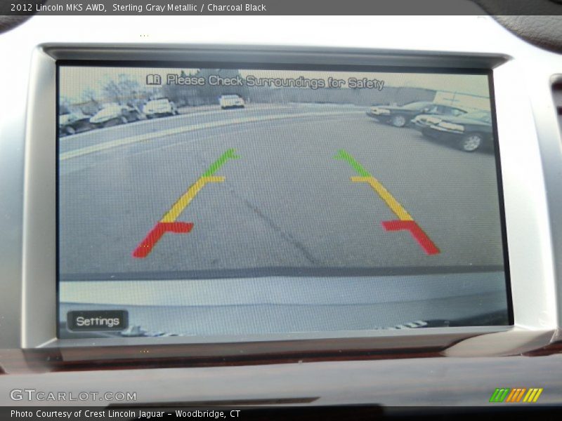 Sterling Gray Metallic / Charcoal Black 2012 Lincoln MKS AWD