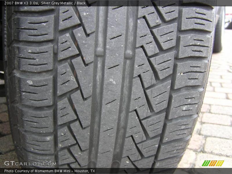 Silver Grey Metallic / Black 2007 BMW X3 3.0si