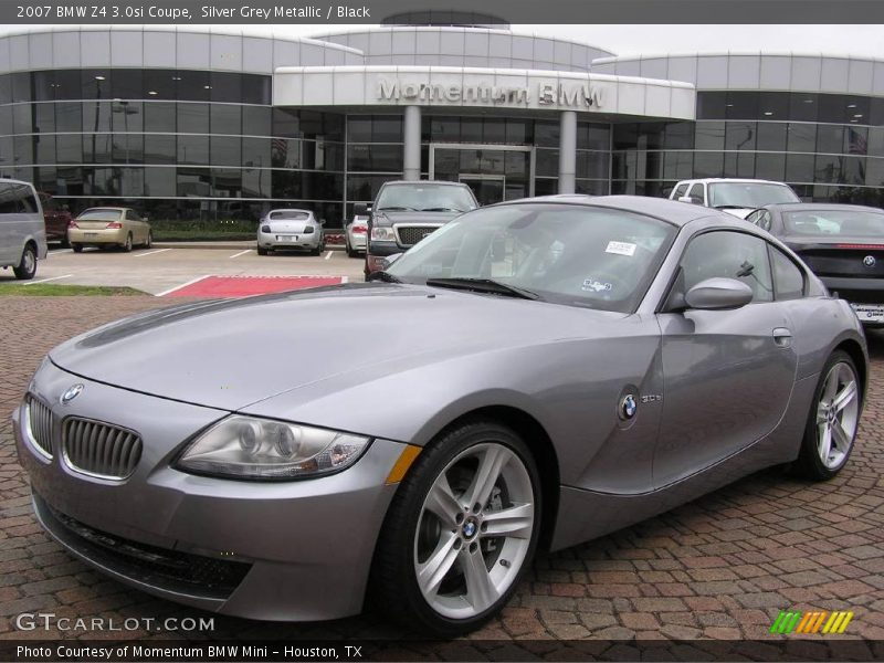 Silver Grey Metallic / Black 2007 BMW Z4 3.0si Coupe