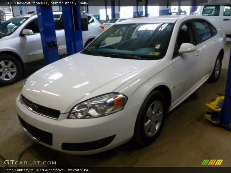 Summit White / Ebony 2010 Chevrolet Impala LT