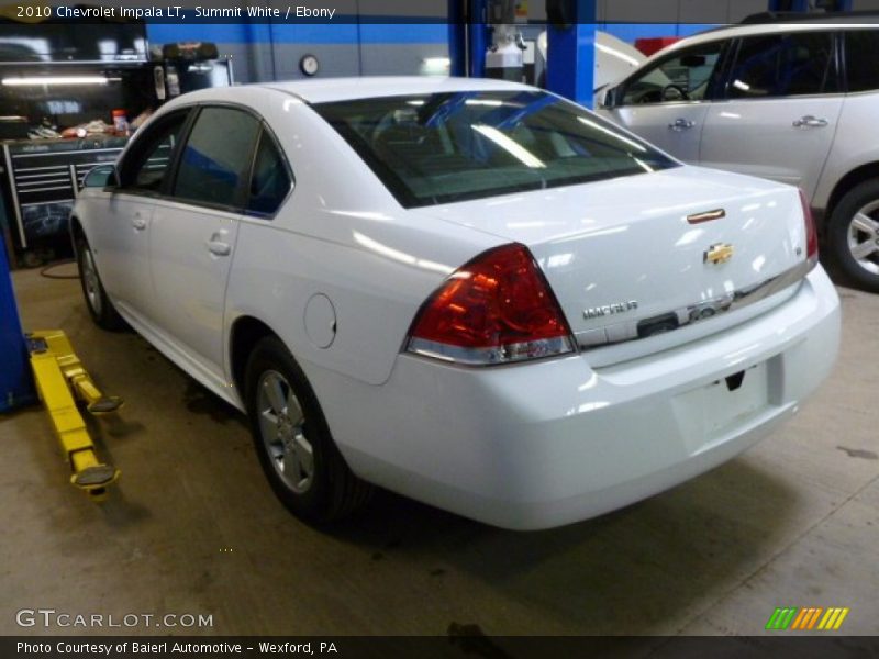 Summit White / Ebony 2010 Chevrolet Impala LT
