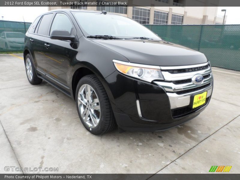 Tuxedo Black Metallic / Charcoal Black 2012 Ford Edge SEL EcoBoost