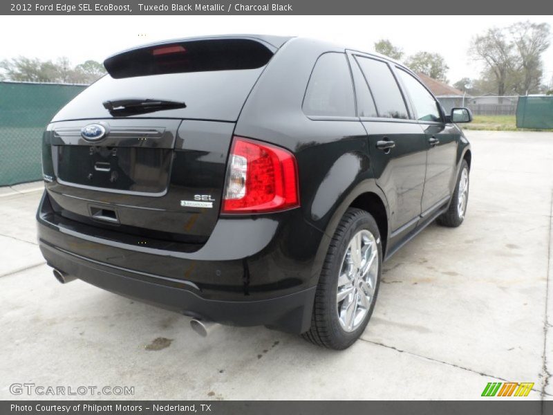 Tuxedo Black Metallic / Charcoal Black 2012 Ford Edge SEL EcoBoost