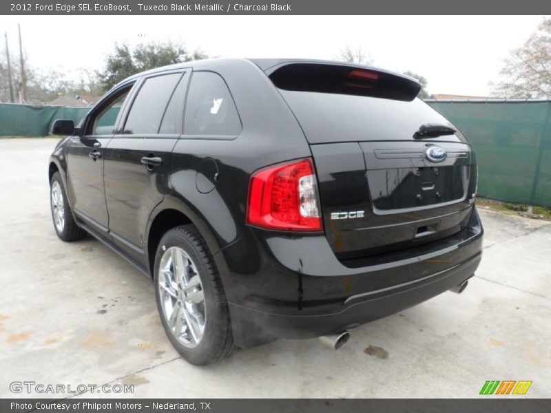 Tuxedo Black Metallic / Charcoal Black 2012 Ford Edge SEL EcoBoost