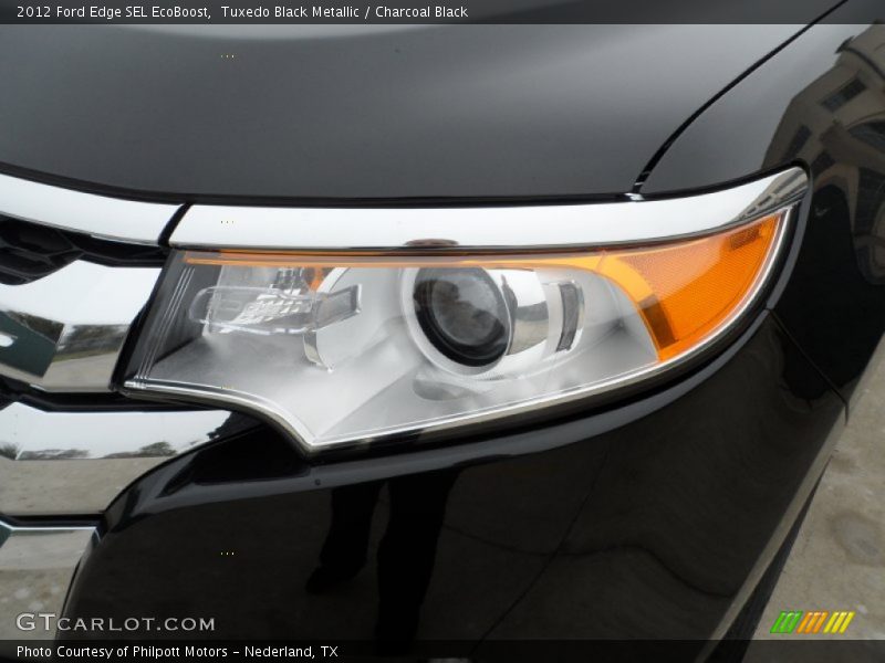 Tuxedo Black Metallic / Charcoal Black 2012 Ford Edge SEL EcoBoost