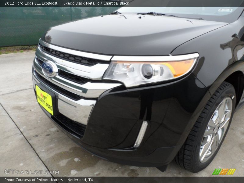 Tuxedo Black Metallic / Charcoal Black 2012 Ford Edge SEL EcoBoost