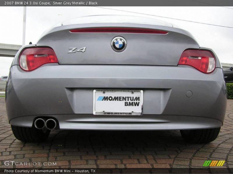 Silver Grey Metallic / Black 2007 BMW Z4 3.0si Coupe