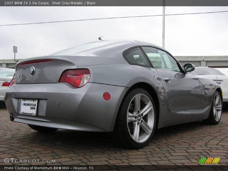 Silver Grey Metallic / Black 2007 BMW Z4 3.0si Coupe