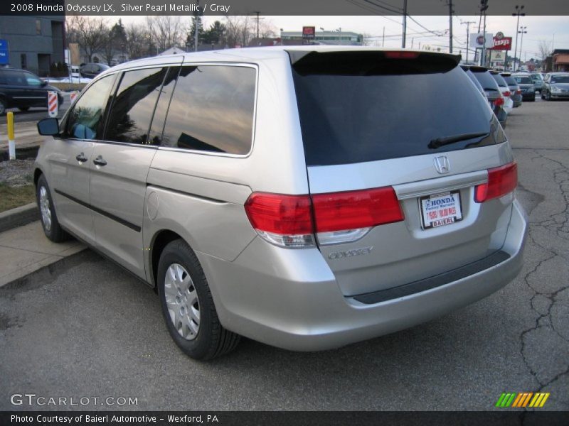 Silver Pearl Metallic / Gray 2008 Honda Odyssey LX
