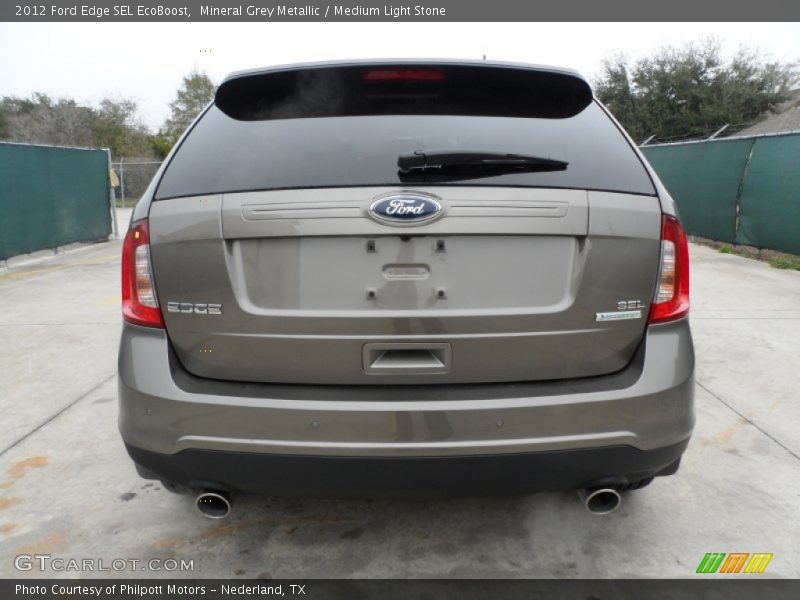 Mineral Grey Metallic / Medium Light Stone 2012 Ford Edge SEL EcoBoost