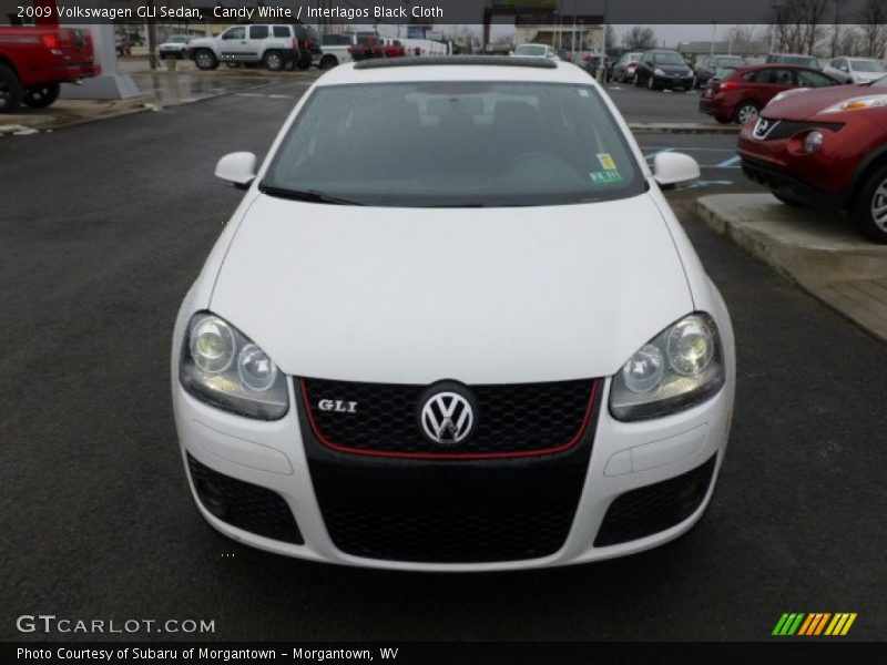 Candy White / Interlagos Black Cloth 2009 Volkswagen GLI Sedan