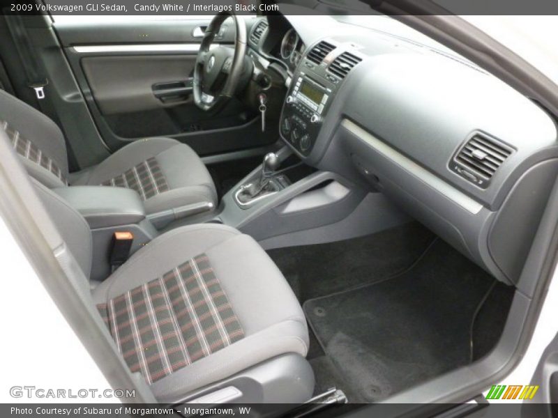 Candy White / Interlagos Black Cloth 2009 Volkswagen GLI Sedan