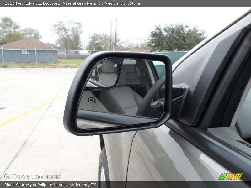 Mineral Grey Metallic / Medium Light Stone 2012 Ford Edge SEL EcoBoost