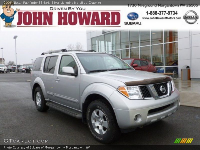 Silver Lightning Metallic / Graphite 2006 Nissan Pathfinder SE 4x4