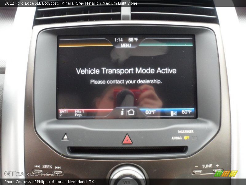 Mineral Grey Metallic / Medium Light Stone 2012 Ford Edge SEL EcoBoost