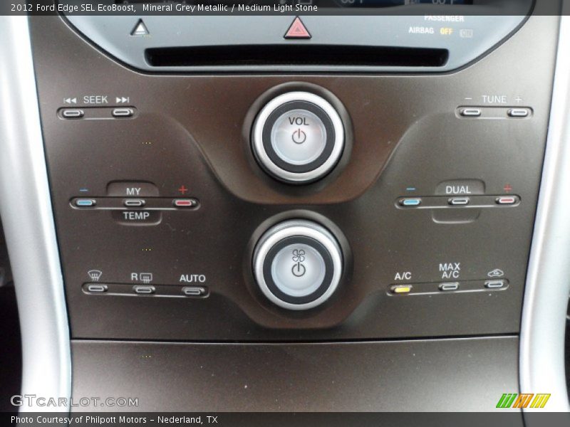 Mineral Grey Metallic / Medium Light Stone 2012 Ford Edge SEL EcoBoost