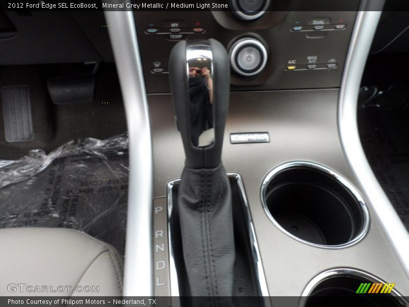 Mineral Grey Metallic / Medium Light Stone 2012 Ford Edge SEL EcoBoost