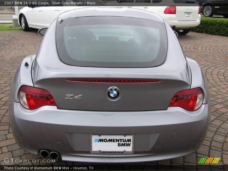 Silver Grey Metallic / Black 2007 BMW Z4 3.0si Coupe