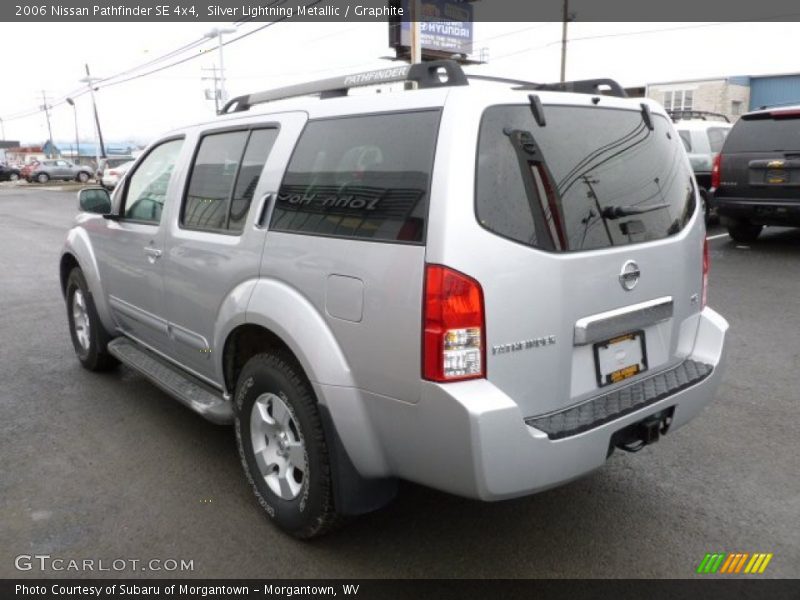 Silver Lightning Metallic / Graphite 2006 Nissan Pathfinder SE 4x4