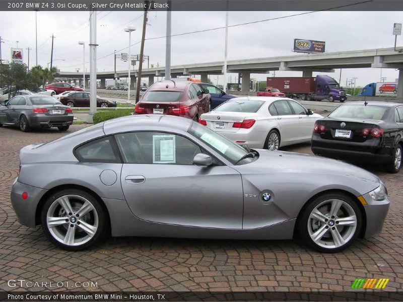 Silver Grey Metallic / Black 2007 BMW Z4 3.0si Coupe