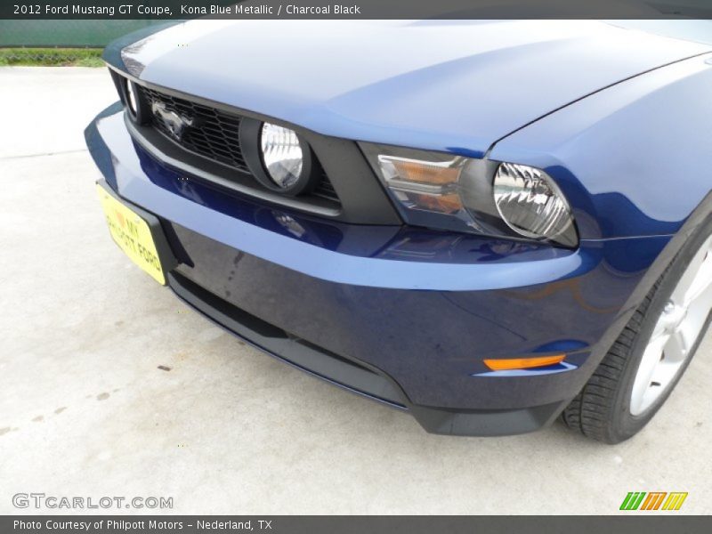 Kona Blue Metallic / Charcoal Black 2012 Ford Mustang GT Coupe