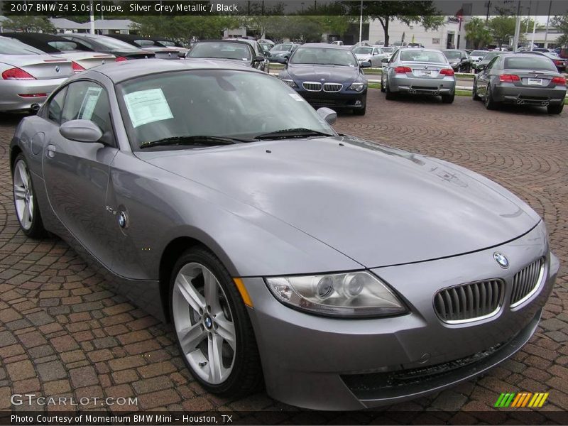 Silver Grey Metallic / Black 2007 BMW Z4 3.0si Coupe