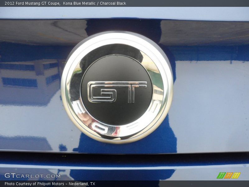 Kona Blue Metallic / Charcoal Black 2012 Ford Mustang GT Coupe