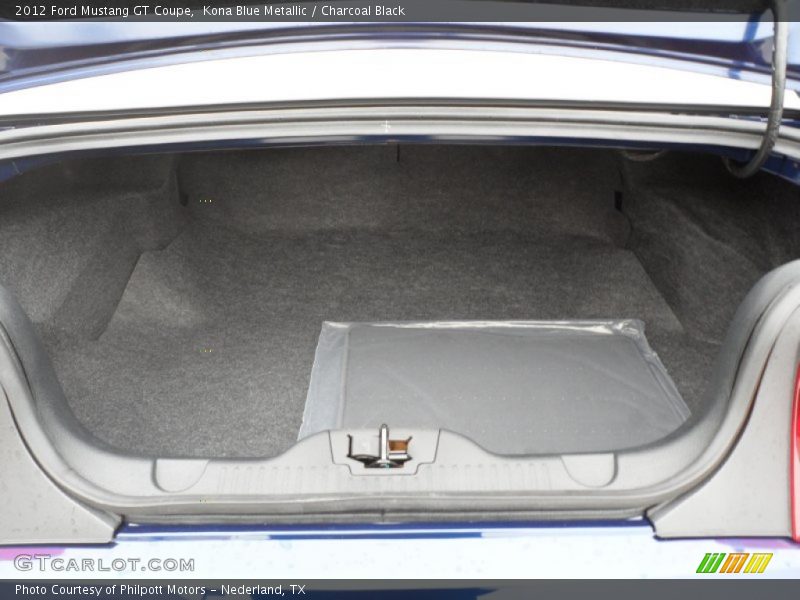 Kona Blue Metallic / Charcoal Black 2012 Ford Mustang GT Coupe