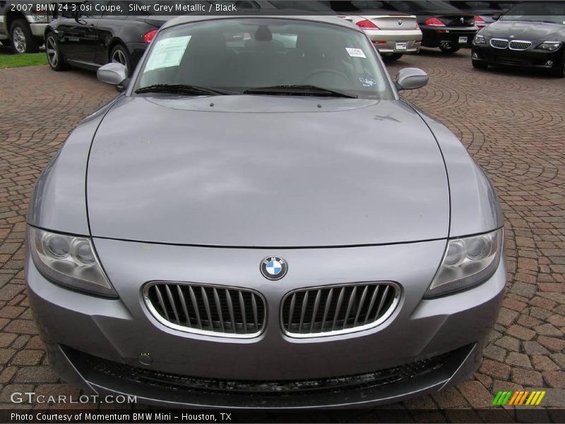 Silver Grey Metallic / Black 2007 BMW Z4 3.0si Coupe