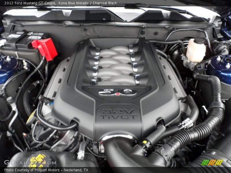 Kona Blue Metallic / Charcoal Black 2012 Ford Mustang GT Coupe