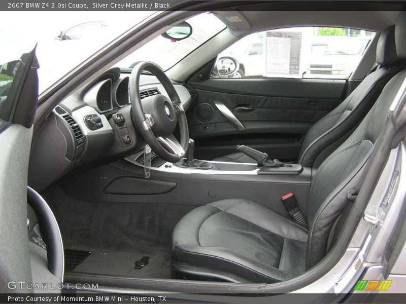 Silver Grey Metallic / Black 2007 BMW Z4 3.0si Coupe