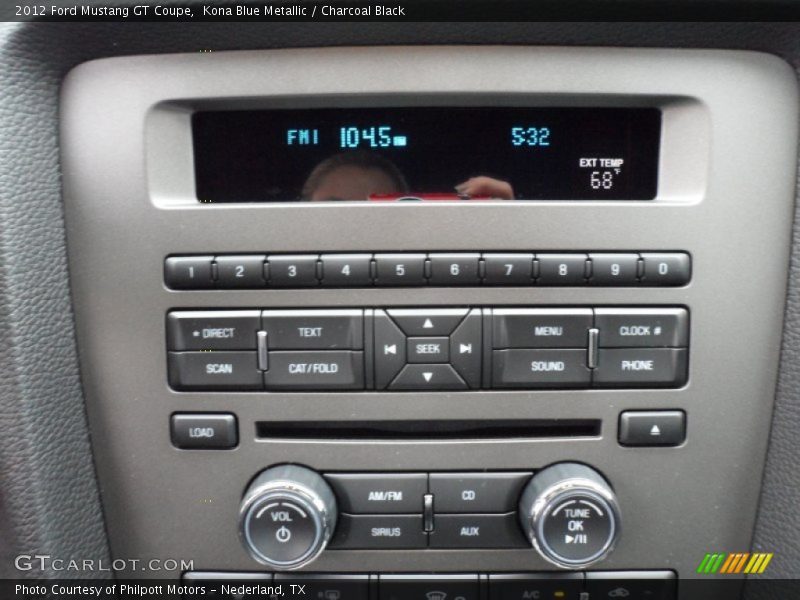 Kona Blue Metallic / Charcoal Black 2012 Ford Mustang GT Coupe