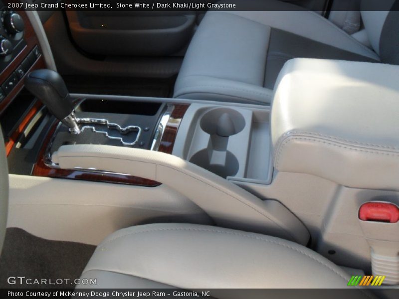 Stone White / Dark Khaki/Light Graystone 2007 Jeep Grand Cherokee Limited