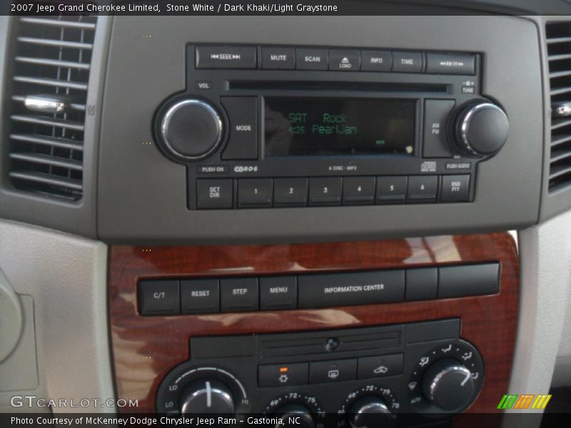 Stone White / Dark Khaki/Light Graystone 2007 Jeep Grand Cherokee Limited