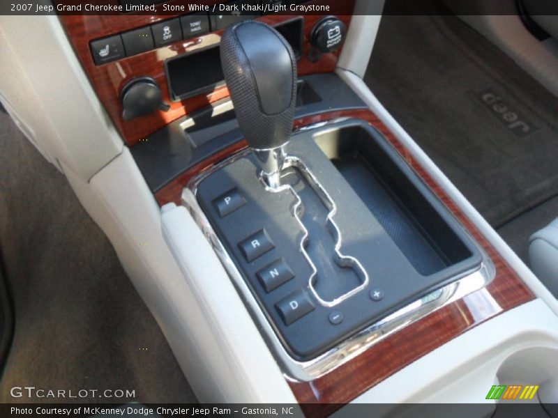 Stone White / Dark Khaki/Light Graystone 2007 Jeep Grand Cherokee Limited