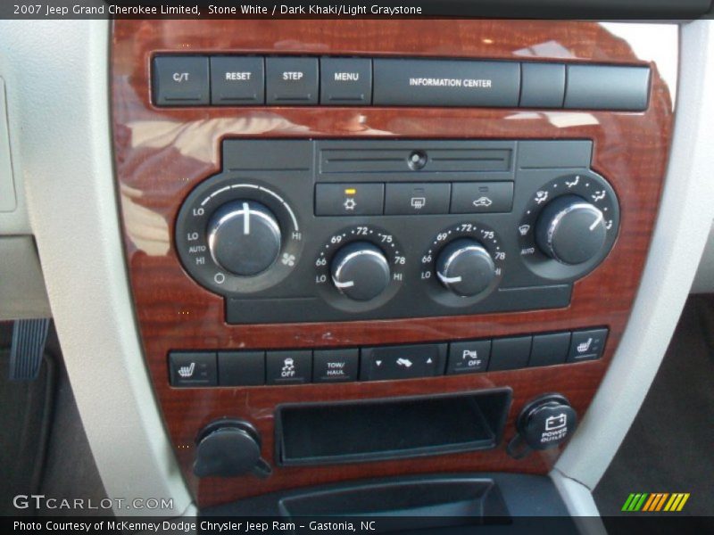 Stone White / Dark Khaki/Light Graystone 2007 Jeep Grand Cherokee Limited