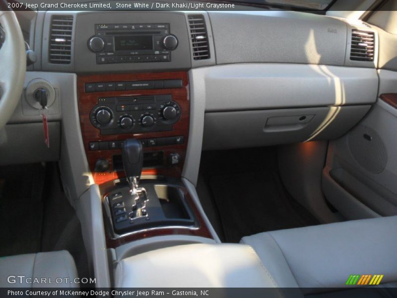 Stone White / Dark Khaki/Light Graystone 2007 Jeep Grand Cherokee Limited